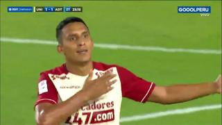 Nuevamente el goleador: Alex Valera colocó el 2-1 en el Universitario vs. ADT [VIDEO]