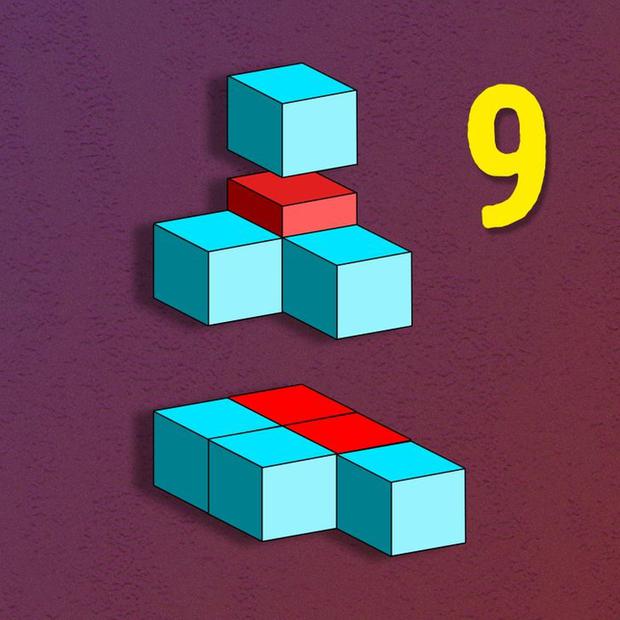 This image indicates the exact number of cubes.  (Photo: cool.guru)