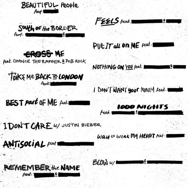 Nombres de las canciones del nuevo disco de Ed Sheeran (Foto:  @EdSheeranMusic)