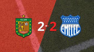 Deportivo Cuenca y Emelec firman un empate en dos