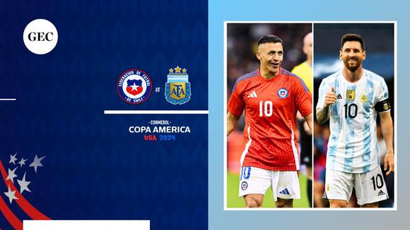 Chile vs. Argentina: horarios y dónde ver la Copa América 2024