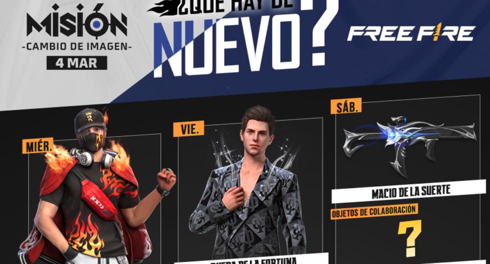 Free Fire: Get the latest weekly agenda rewards until February 27, 2023 |  Mission: Makeover |  Battle Royale |  Mexico |  Spain |  Play DEPOR