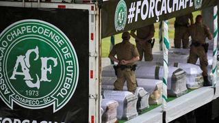 Chapecoense: así fue el velorio de los jugadores en el Arena de Condá