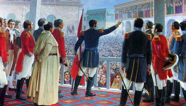 En 1821 el general Don José de San Martín proclamó en Lima la independencia del Perú. (Foto: Wikimedia)