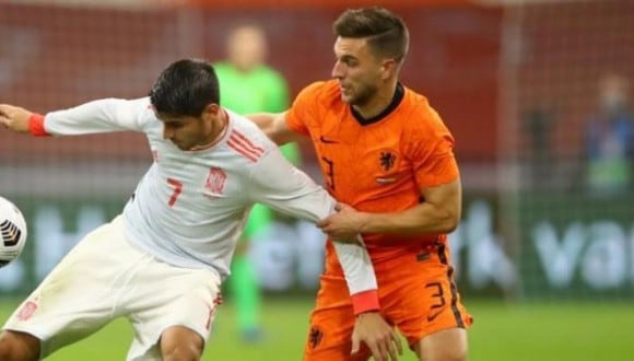 España vs Holanda igualaron 1 a 1 en Ámsterdam. (Foto: AFP)