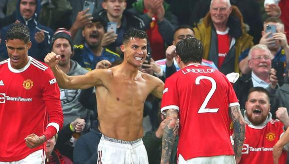 Cristiano Ronaldo salva a Manchester United (Foto: Getty Images/Matthew Peters)
