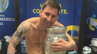 Como nunca lo viste: el desahogo de Messi en redes tras ganar la Copa América