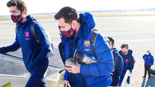Barcelona se ilusiona con Lionel Messi: viajó a Sevilla para la final de la Supercopa de España