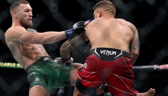 Conor McGregor frustrado por la victoria de Poirier: “Fue ilegítima, el segundo round lo habría demostrado”. (Getty Images)