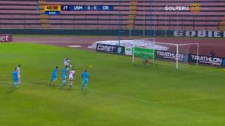 Cristal: penal dudoso que cometió Viana terminó en gol de San Martín [VIDEO]