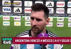 Messi ya piensa en Polonia tras vencer a México: “No podemos bajar los brazos”