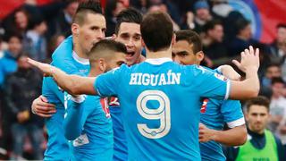 Napoli ganó 2-0 a Lazio con gol de Gonzalo Higuaín y es líder de la Serie A
