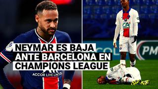 Confirmado: Neymar se perderá el partido contra Barcelona por los octavos de final de la Champions League