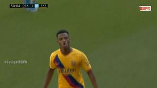 El futuro es HOY: golazo de Ansu Fati tras pase de Carles Pérez para el empate del Barcelona ante Osasuna [VIDEO]