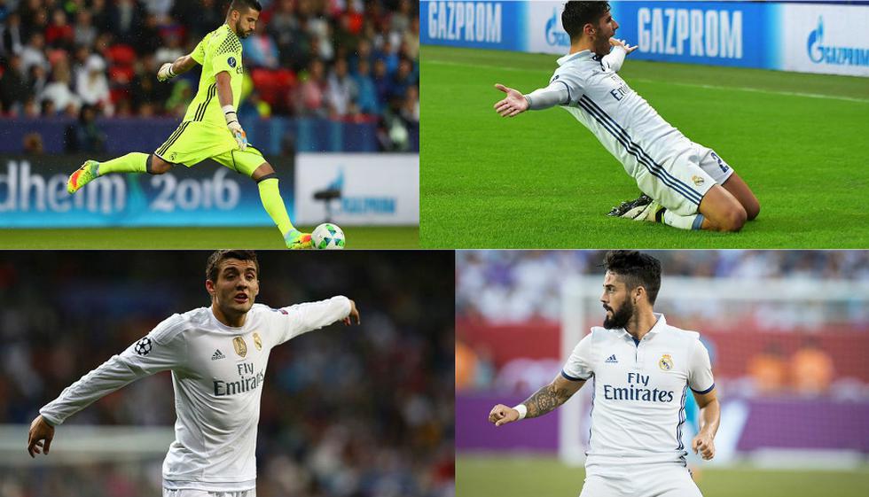 Los nuevos héroes y protagonistas en la temporada que viene para el Real Madrid. (Getty Images)
