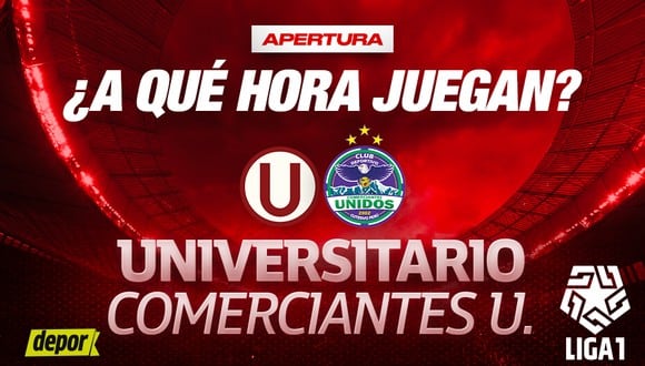 Universitario y Comerciantes Unidos juegan por la fecha 13 del Torneo Apertura 2024. (Diseño: Depor)