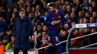 ¿Se queda? Gerard Piqué dio pistas sobre el futuro de Ernesto Valverde en el Barcelona