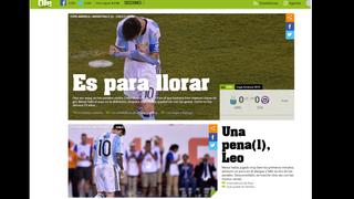 Argentina vs. Chile: La reacción de los medios argentinos tras la dura derrota