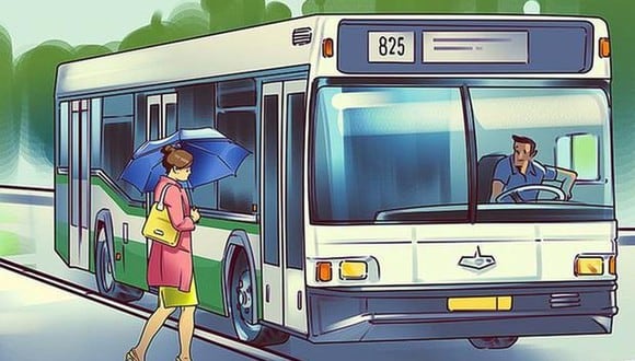 Reto visual: solo un genio es capaz de encontrar el error en la imagen del bus en 5 segundos (Foto: Genial.Guru).