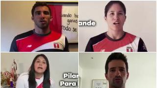¡Yo me quedo en casa! El potente mensaje de los deportistas peruanos para combatir al coronavirus [VIDEO]