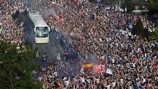 Real Madrid vs. Manchester City: el espectacular recibimiento a los merengues