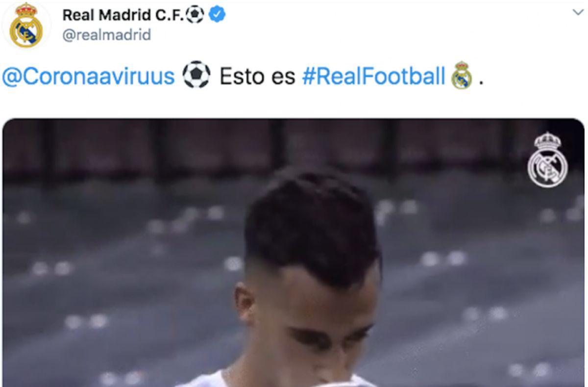 La sorprendente publicación del Real Madrid en redes sociales.