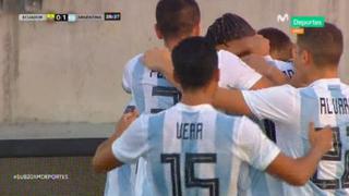 ¡Grítalo, Argentina! Almada y el gol de tiro libre ante Ecuador por hexagonal final Sudamericano Sub 20 [VIDEO]