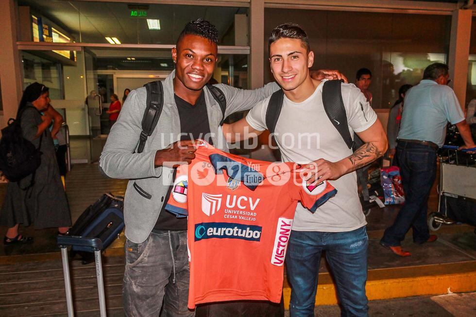 Los colombianos Rafael Agamez y David Ramirez reforzarán a Vallejo. (Prensa Vallejo)