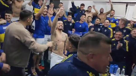 La celebración de Boca tras vencer a Racing en Copa Libertadores. (Video: Boca Juniors)