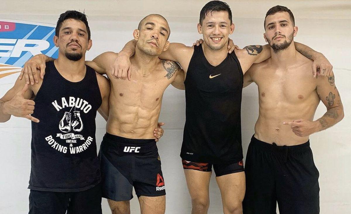 José Aldo en una de sus recientes fotos de cara a su debut en peso gallo, 61 kilos. (Twitter)