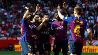 Con 'Hat-Trick' de Lionel Messi: las mejores imágenes de la victoria de Barcelona ante Sevilla por Liga Santander