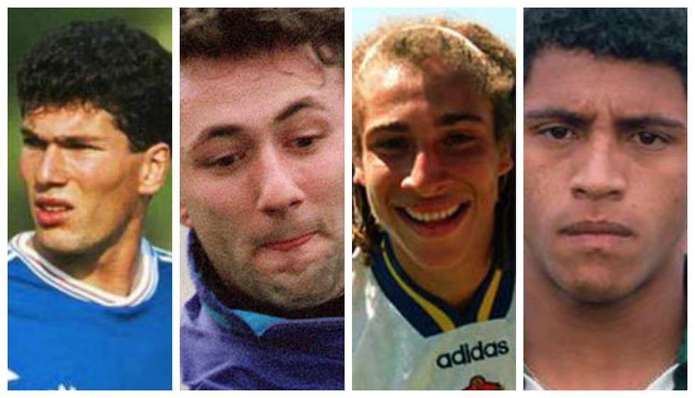 Zinedine Zidane y otros cracks que te podría costar reconocerlos con cabello. (Difusión)