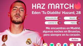 Eden ‘Tu Diablito’ Hazard: el perfil de Tinder del jugador del Real Madrid 