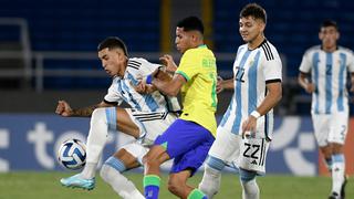 Argentina vs. Brasil (1-3): resumen, goles y video del partido por el Sudamericano Sub-20