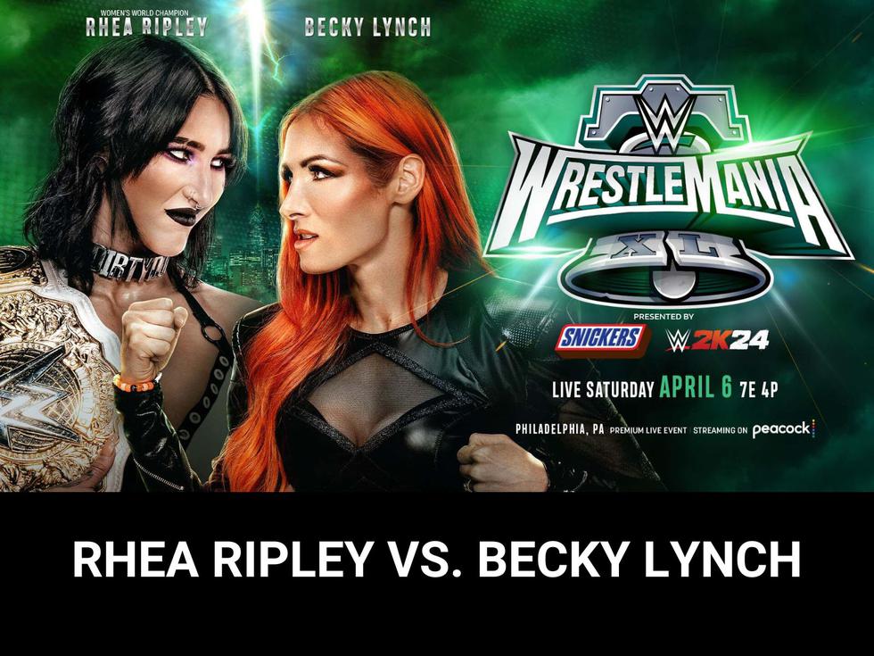 Rhea Ripley (c) vs. Becky Lynch por el Campeonato Mundial Femenino