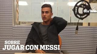 Dybala y el particular sueño que pudo cumplir al jugar al lado de Messi