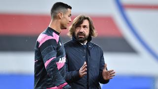 No se quedó callado: Pirlo respondió a los gestos de Cristiano en el Juventus vs. Inter