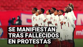 Los jugadores de la selección peruana y sus mensajes tras muertes en segunda marcha nacional