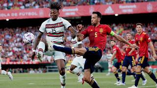 En Sevilla: Portugal vs. España igualaron (1-1) en duelo por UEFA Nations League