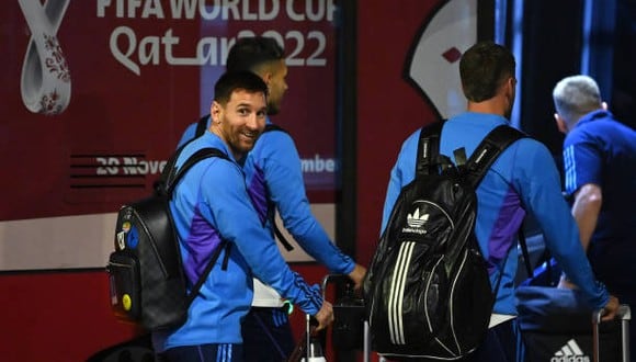 Selección de Argentina llegó a Qatar. (Getty Images)
