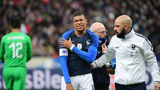 Lesión de Mbappé en el hombro eclipsa triunfo de Francia ante Uruguay en París