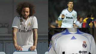 Con la de la temporada 2018-19: las camisetas del Real Madrid a lo largo de sus últimas campañas [FOTOS]