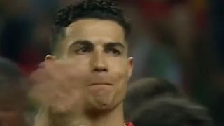 Al borde del llanto: la reacción de Cristiano Ronaldo por clasificación de Portugal [VIDEO]