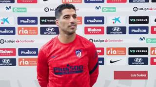 Luis Suárez se muestra encantado con su debut goleador con el Atlético