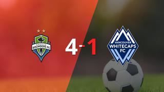 Goleada de Seattle Sounders 4 a 1 sobre Vancouver Whitecaps FC