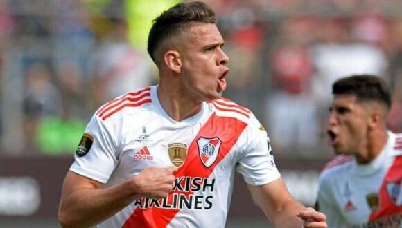 Rafael Santos Borré caso sospecho de COVID-19 en River Plate (Foto: AFP)