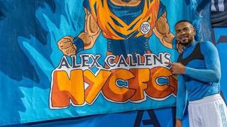 En versión ‘Super Saiyan’: la bandera de los hinchas de NY City para Alexander Callens 