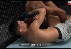 Casi le quita el cuello: Vicente Luque sometió a Tyron Woodley con genial sumisión en la coestelar del UFC 260 [VIDEO]