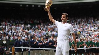 Se va para arriba: Roger Federer subió al tercer puesto del ATP tras ganar Wimbledon 2017