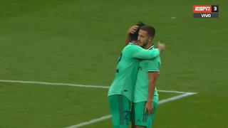 Y apareció el 'Duque': Hazard anotó su primer gol en Real Madrid ante Salzburgo con un 'zapatazo' [VIDEO]